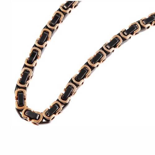 Retiazka UNISEX oceľ black IP gold 60 cm SG159 - Image 3
