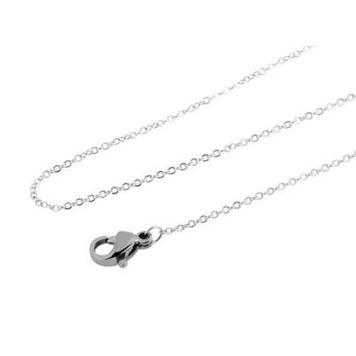 Retiazka oceľ UNISEX basic 1mm SG210 strieborná