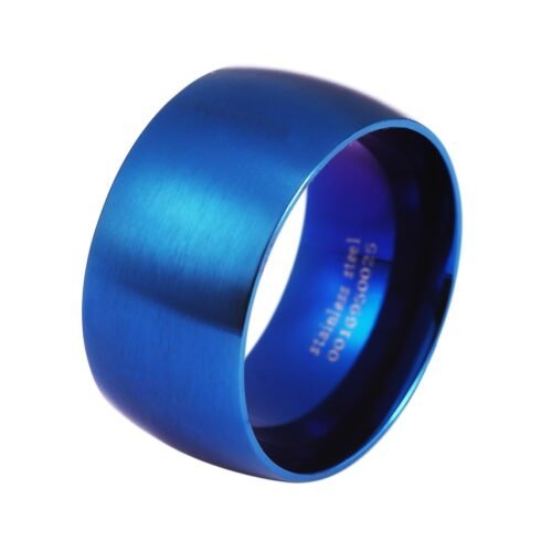 PRSTEŇ unisex chirurgická oceľ 5060251SG350 modrý