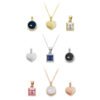 Set príveskov 9ks Luxury Pierre Cardin crystal BB140