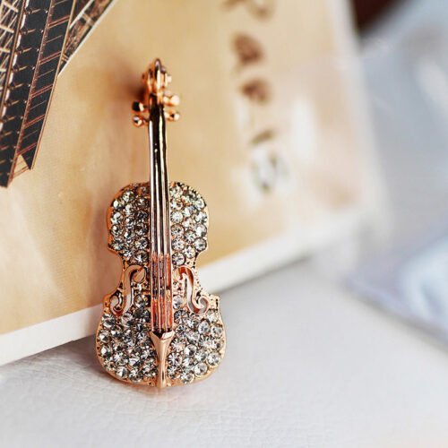 Brošňa Viola crystal - Image 3