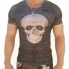 Pánske tričko WASABI skull 301