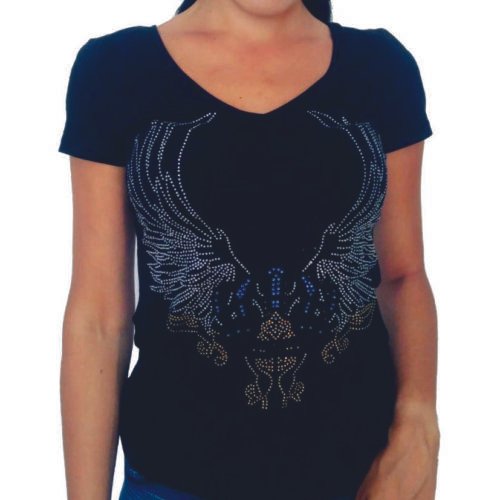 MB TRIČKO DÁMSKE WINGS 11 wingsDblack2