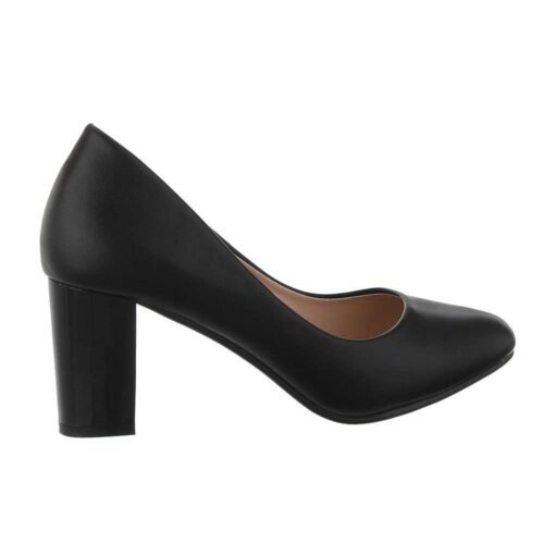 Dámske klasické lodičky basic nízke 5510SW black white