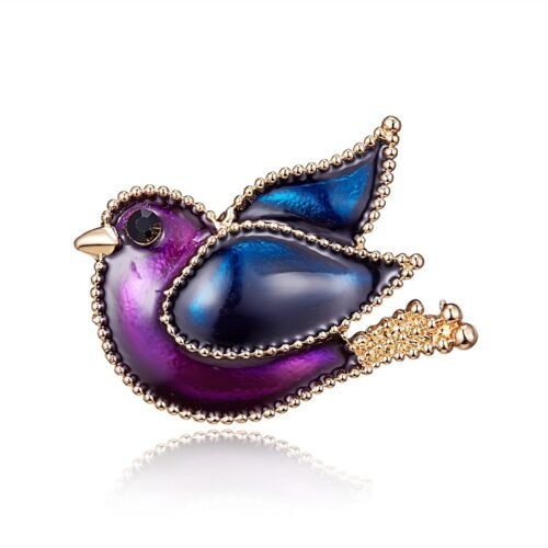 Brošňa nice Nature bird vtacik fashion enamel A400
