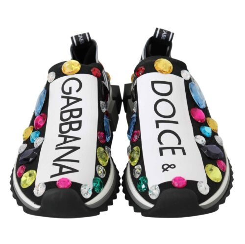 DOLCE & GABBANA tenisky Sorrento socks crystals multicolor - Image 6