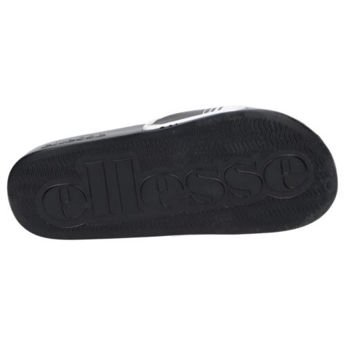 ELLESSE ŠĽAPKY PANSKE FLIP FLOP FILIPPO JACQUARD BLACK 10 Flip flops man ELLESSE 613559 FILIPPO JACQUARD TEXT AM BLK WHT 2