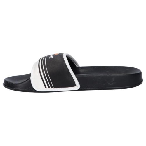 ELLESSE ŠĽAPKY PANSKE FLIP FLOP FILIPPO JACQUARD BLACK 9 Flip flops man ELLESSE 613559 FILIPPO JACQUARD TEXT AM BLK WHT 4