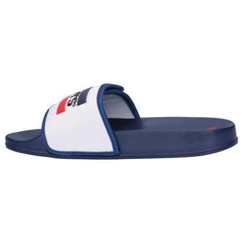 Flip flops woman LEVIS VPOL0023S GAME 0195 NAVY WHITE 2