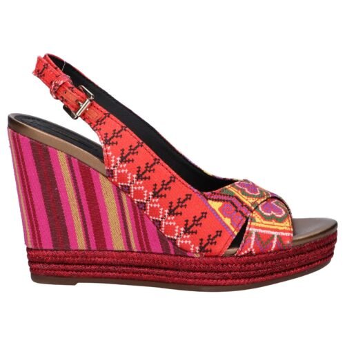 GEOX klinove dámske sandále JANIRA coral summer
