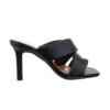 Dámske elegant sandale medzi prst na vysokom podpatku black