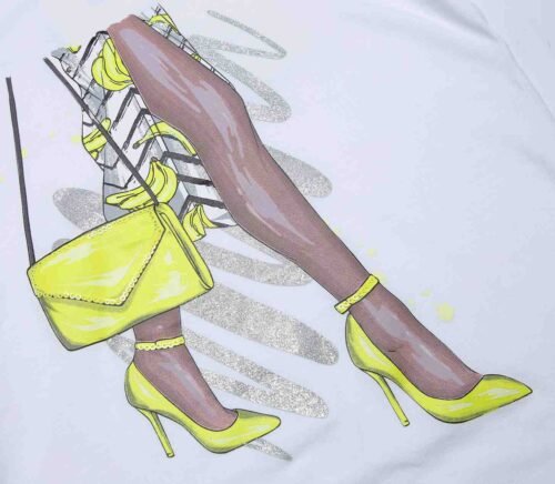 Dámske tričko s potlačou fashion bodycon priliehave summer - Image 3