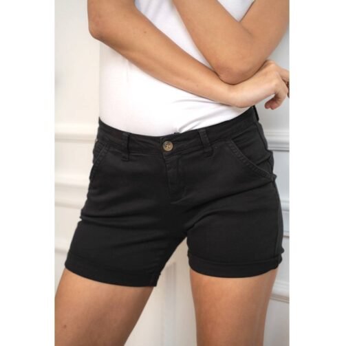 Dámske rifle šortky letne summer kratasy basic stretch 302 black