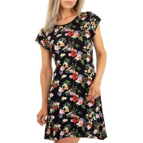 Dámske mini Šaty kvetinove letne midi 901 trickove otvoreny chrbat - Image 3