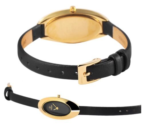 OBAKU Hodinky damske elegant V1546LGBRB black gold - Image 2