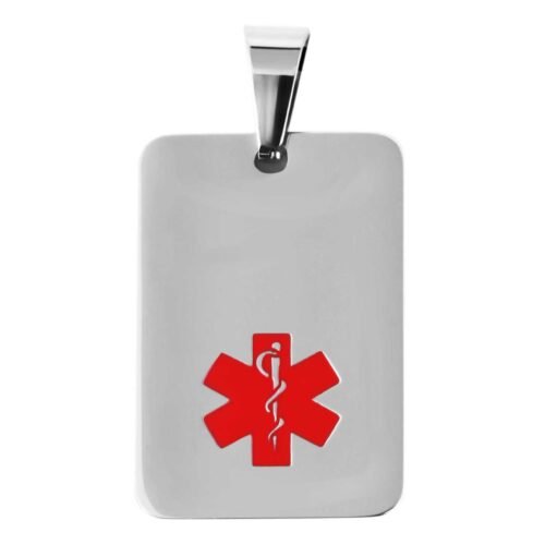 Prívesok Medic 5020227 z nehrdzavejúcej ocele 30x20 mm