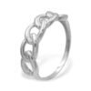 STRIEBRO Dámsky Retiazkový prsteň strieborný 925 7627 silver