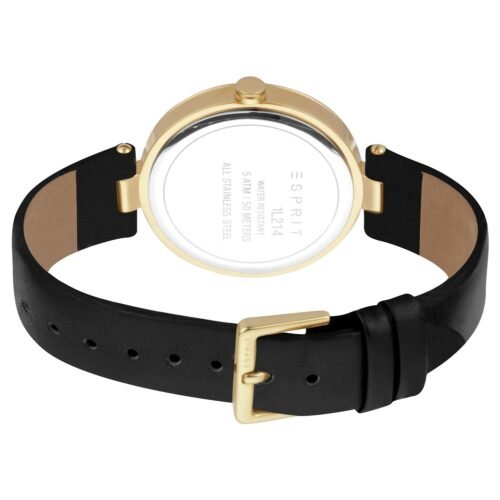 ESPRIT Hodinky damske strass ES1L214L0025 black gold - Image 4