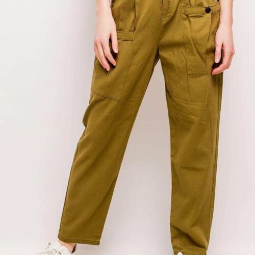 Nohavice s viacerymi vreckami 6367 khaki 2