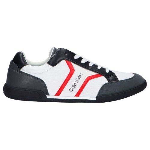 CALVIN KLEIN sport panske tenisky HM0HM00248 LOW TOP 0LE WHITE