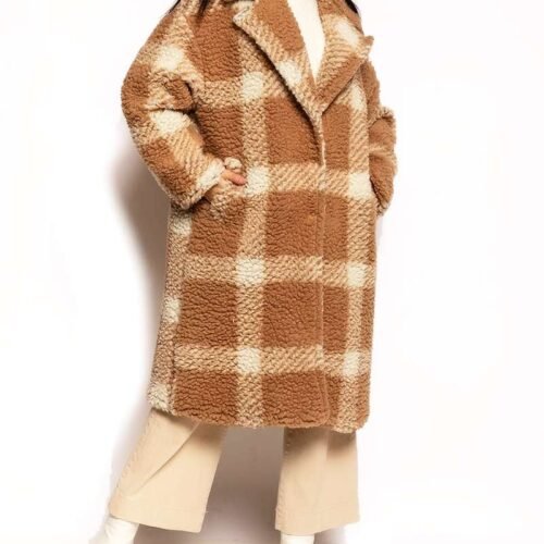 9931 check karovany teddy kabat oversize 2