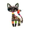 Brošňa Cats macka farebna nature multicolor A191
