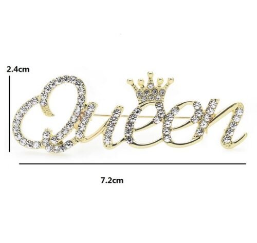 Brošňa Queen elegant strass fashion A150 crystal kralovna - Image 3