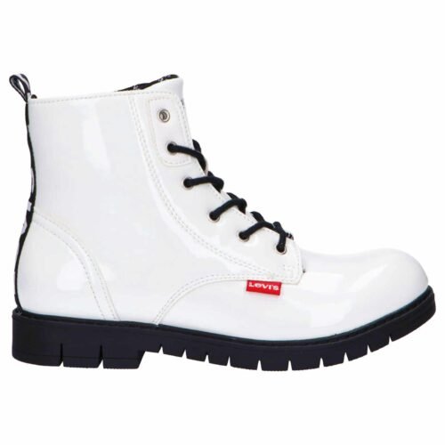 LEVIS boots PASADENA damske topánky čižmy worker black white