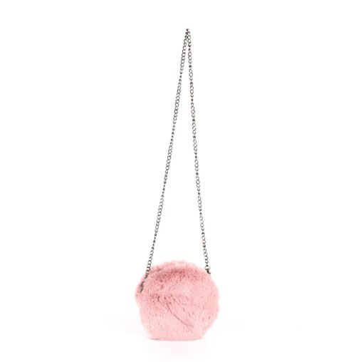 Dámska mini kabelka kožušina crossbody kozusinova xy04
