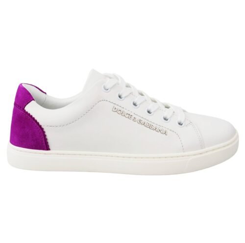 DOLCE & GABBANA tenisky White purple Logo Sneakers