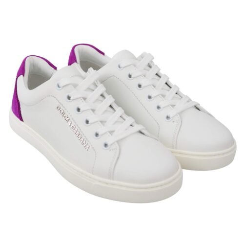 DOLCE & GABBANA tenisky White purple Logo Sneakers - Image 2