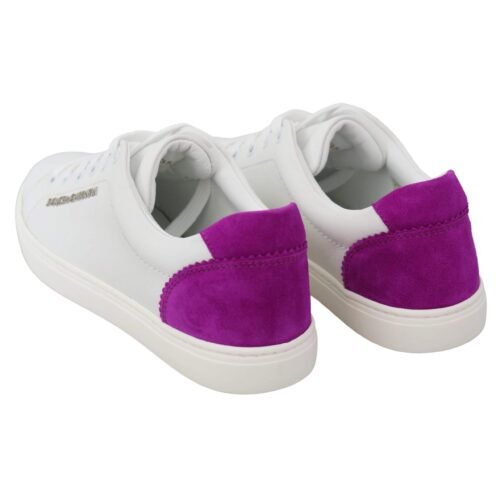 DOLCE & GABBANA tenisky White purple Logo Sneakers - Image 3