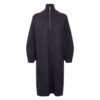 Dámske oversize midi šaty na zips fashion 3014