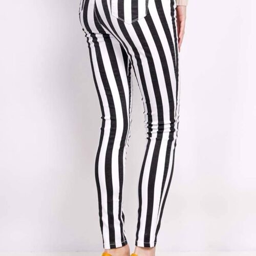 710 Pruhovane uzke nohavice 3