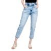 Dámske rifle relaxed fit fashion denim blue jeans