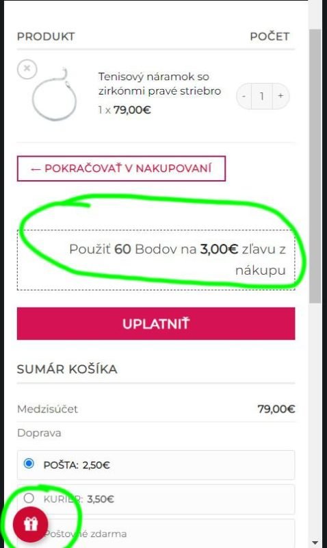 Screenshot kosik 1