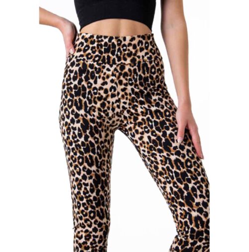 Dámske leopard legíny slim sexi fashion elasticke