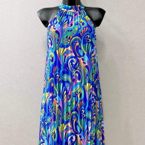 22159 Skladane saty SELENA romanticka potlac sik a trendy 1