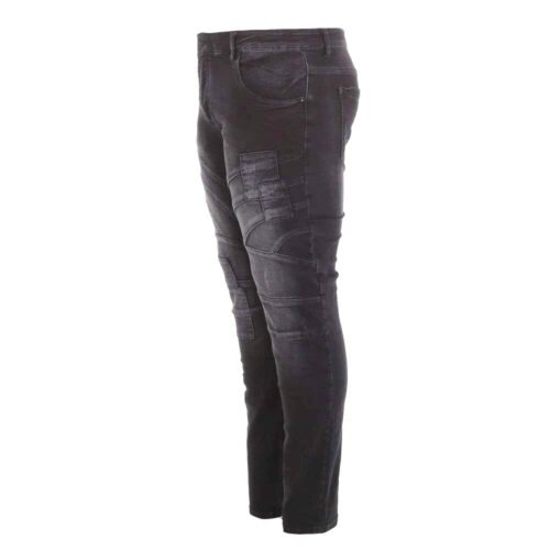 Pánske fashion rifle basic regular fit black - Image 3