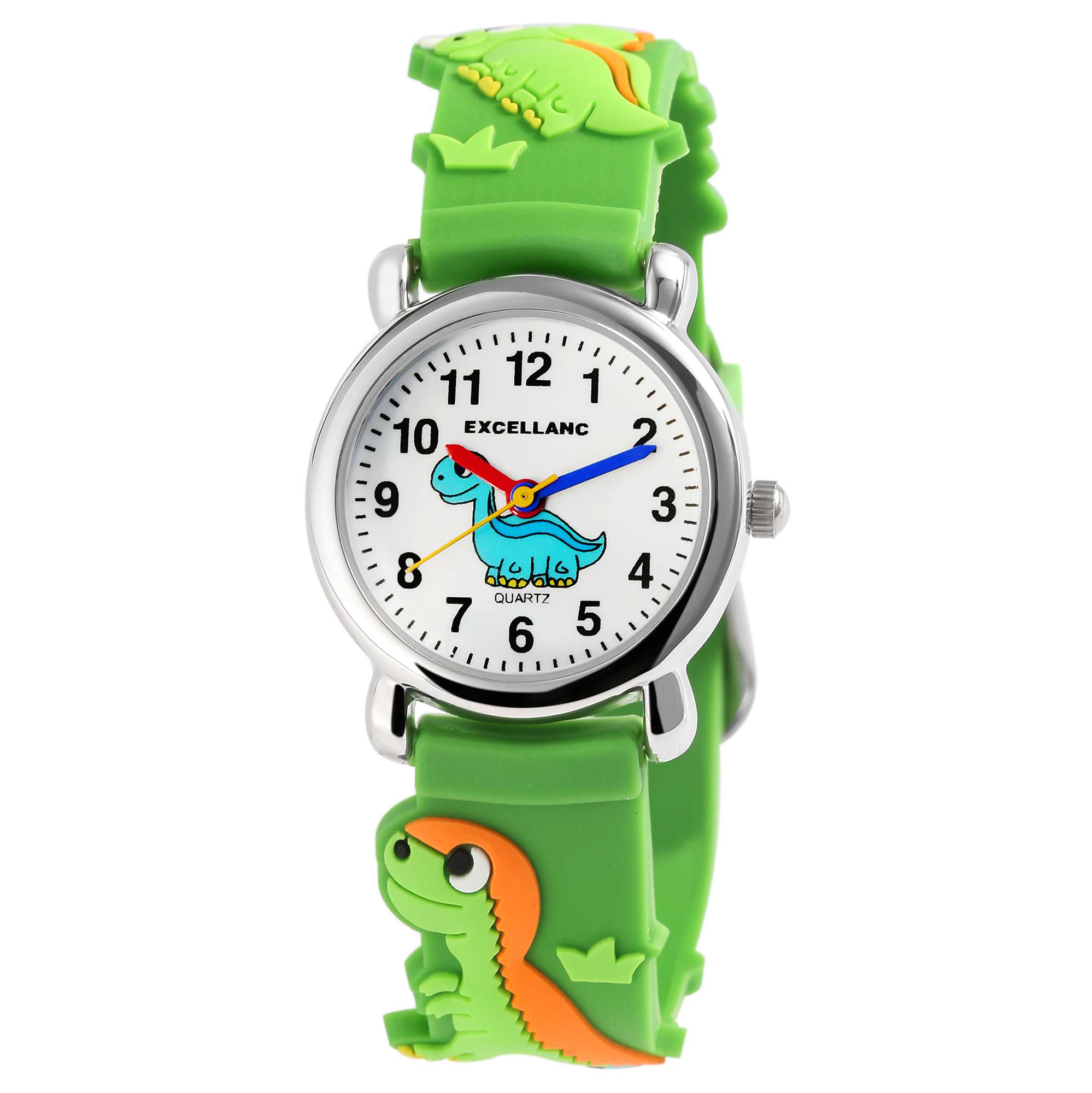 Detské hodinky Dinosaurus green