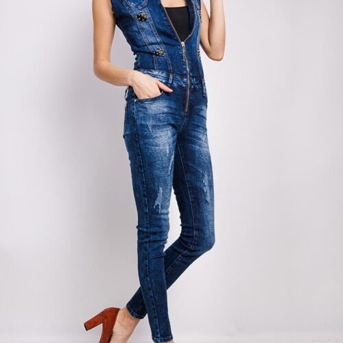 denim riflovy overal 886 1