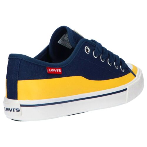 tramky LEVIS VORI0101T SQUARE NAVY YELLOW 2