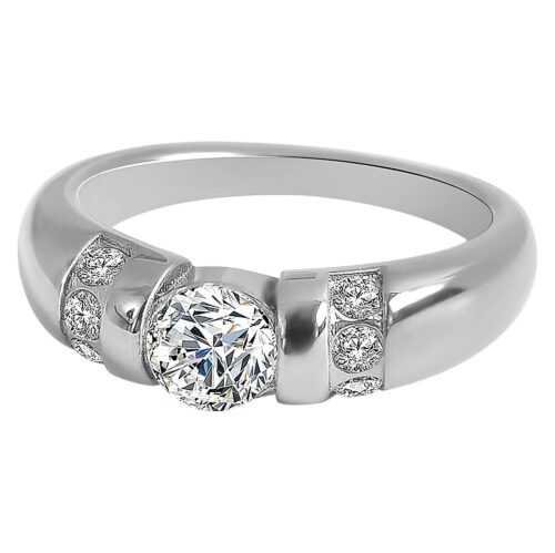 5060407 damsky prsten z ocele s kamienkami 1