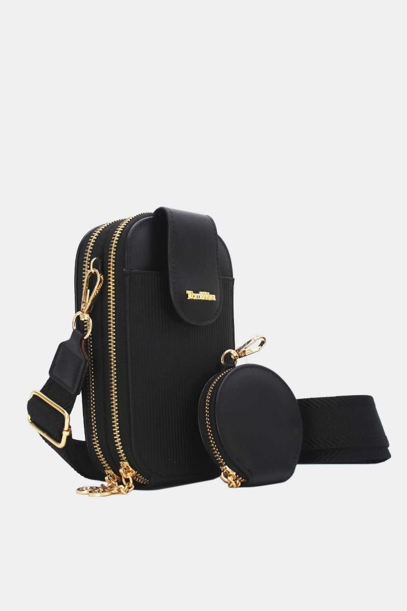 FRANCE TAŠKA NA SMARTFÓN PUZDRO POUCH COIN PURSE 6018 BLACK 5 FRANCE Taška na smartfón puzdro Pouch Coin Purse 6018 Black