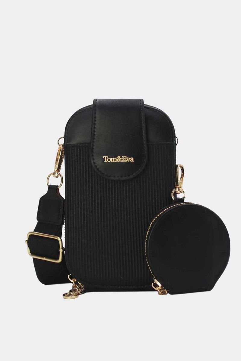 FRANCE TAŠKA NA SMARTFÓN PUZDRO POUCH COIN PURSE 6018 BLACK 3 FRANCE Taška na smartfón puzdro Pouch Coin Purse 6018 Black