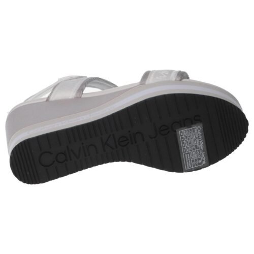 CALVIN KLEIN damske sandale klinove white - Image 6