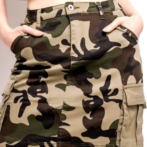 camo cargo mini sukna 1