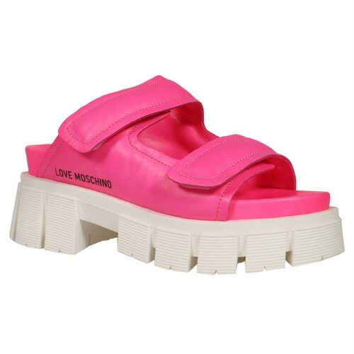 LOVE MOSCHINO sandale JA28397G0EJB0 Slides Pink multibella