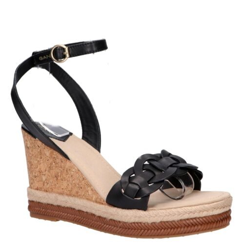 GANT dámske kožené klinové sandále IVALICE black - Image 3