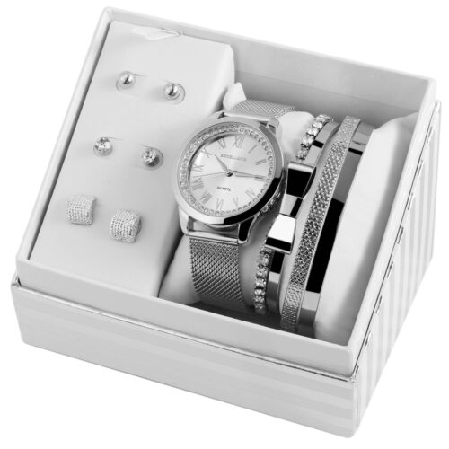 Darčeková súprava dámskych hodiniek náušníc a náramkov 1800163